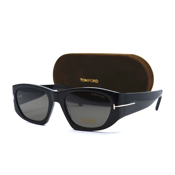 TOM FORD CYRILLE-02 TF987 01A BLACK GREY AUTHENTIC SUNGLASSES main image 4